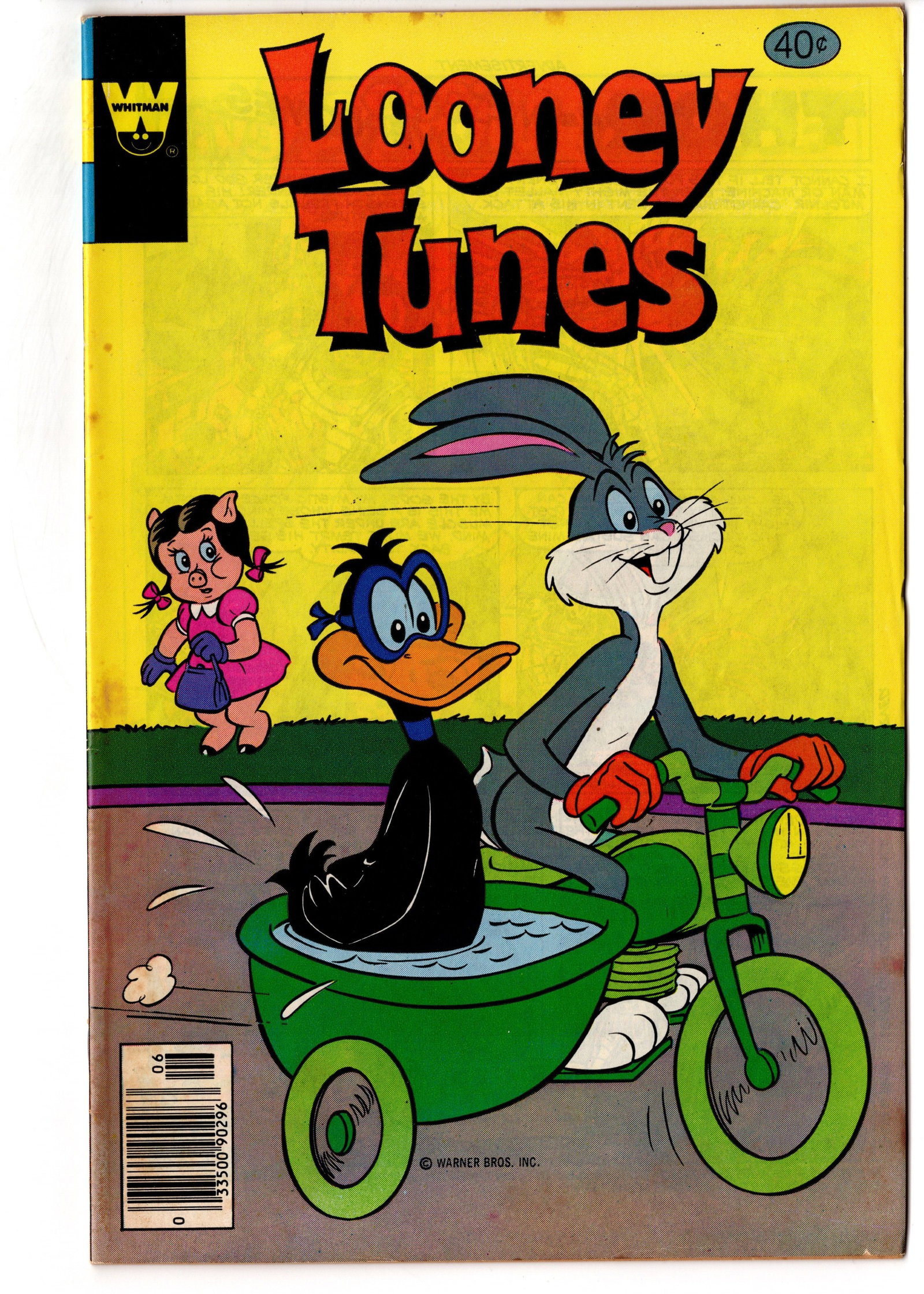 Looney Tunes Whitman Edition: Looney Tunes (Whitman Comics). Vintage Whitman-era Warner Bros. humor comic featuring Bugs Bunny, Daffy Duck, and Petunia Pig on a bright and colorful cartoon cover. Strong nostalgic appeal for animat