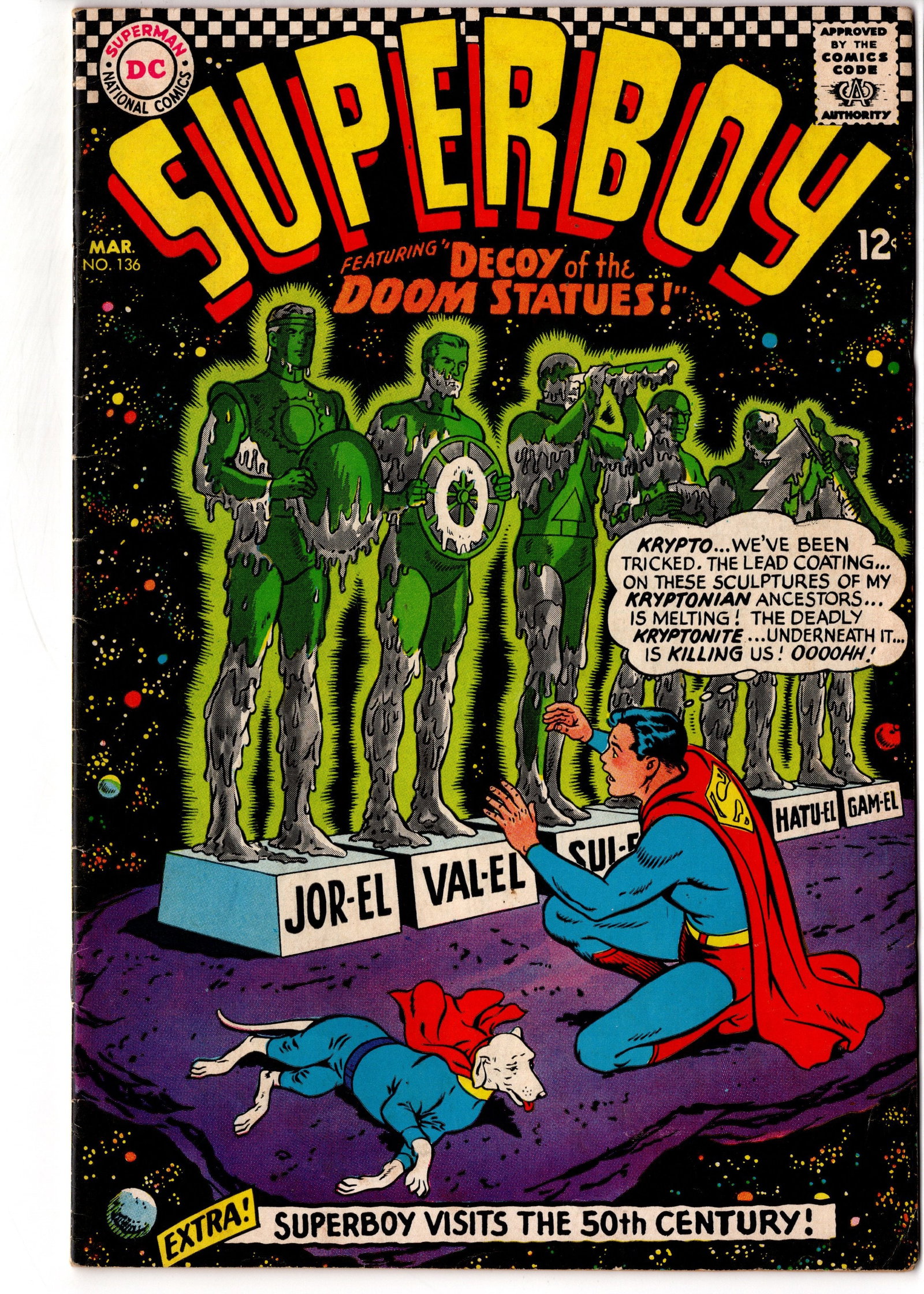 Superboy #136 (1967) DC (1 of 1)