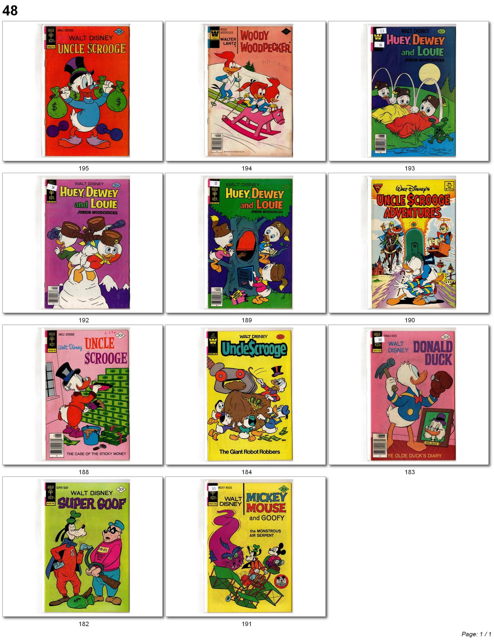 Disney Duck Universe Comic Lot (1 of 1)