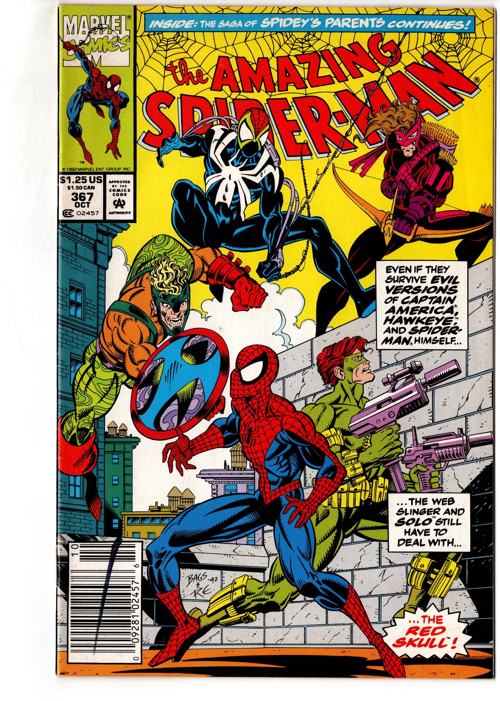 Amazing Spider-Man #367 (1992) Marvel Spider-Man (1 of 1)