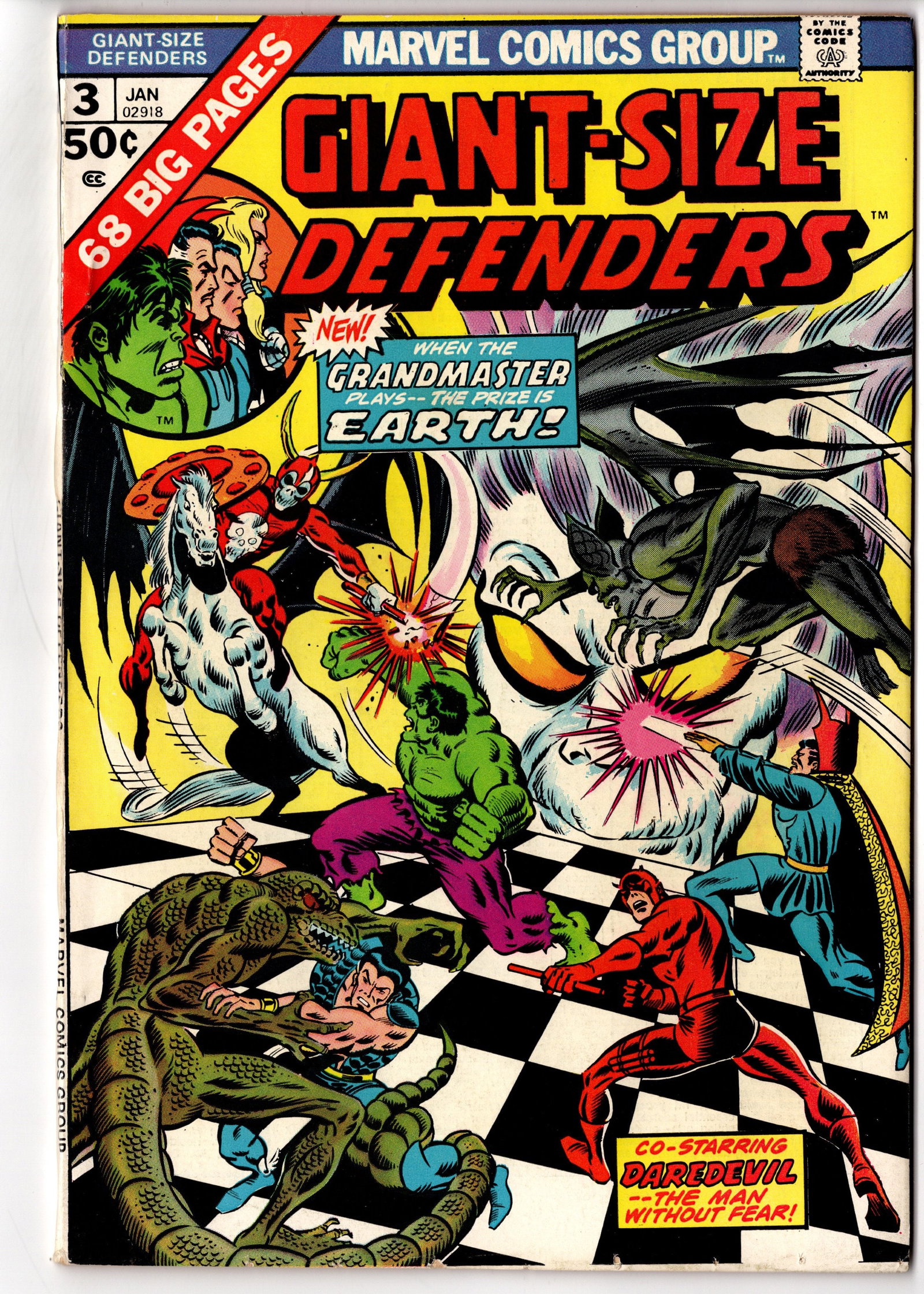 Giant-Size Defenders #3 (1975) Marvel (1 of 1)