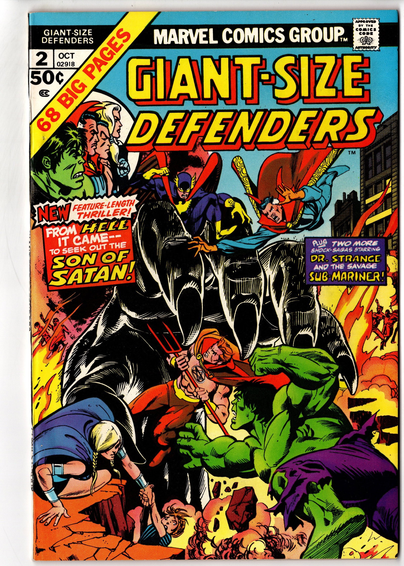 Giant-Size Defenders #2 (1974) Marvel (1 of 1)