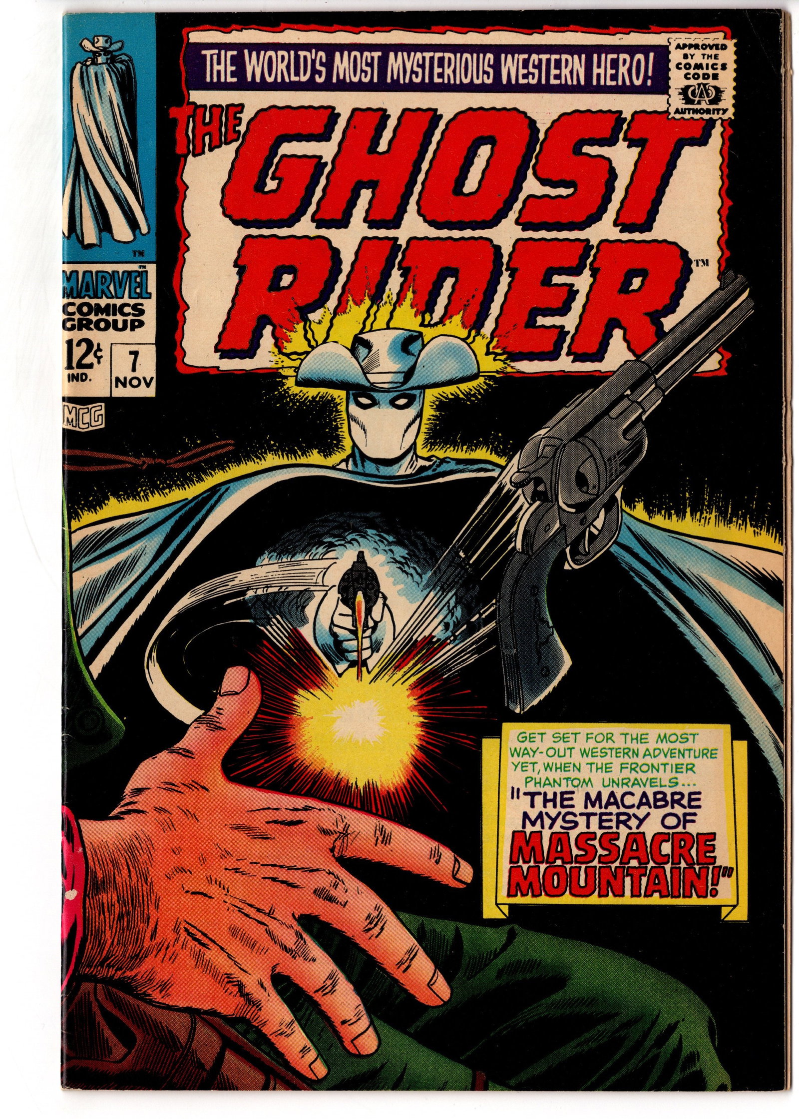 The Ghost Rider #7 (1968) Marvel Western: The Ghost Rider #7 (1968) featuring Marvels supernatural western hero in an atmospheric Silver Age western-horror adventure. Early Ghost Rider western series issues remain highly collectible due to