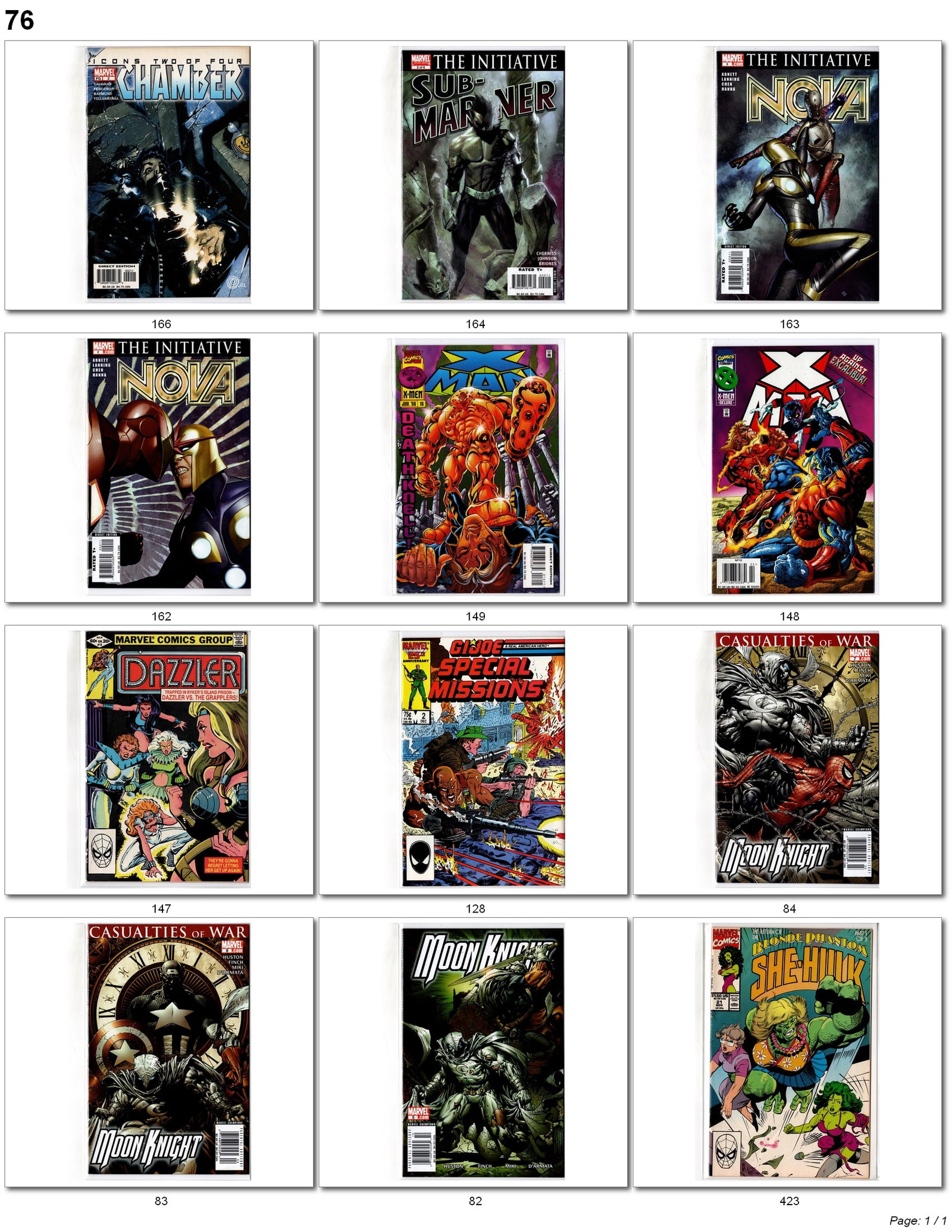 Marvel Mixed Heroes & Moon Knight (1 of 1)