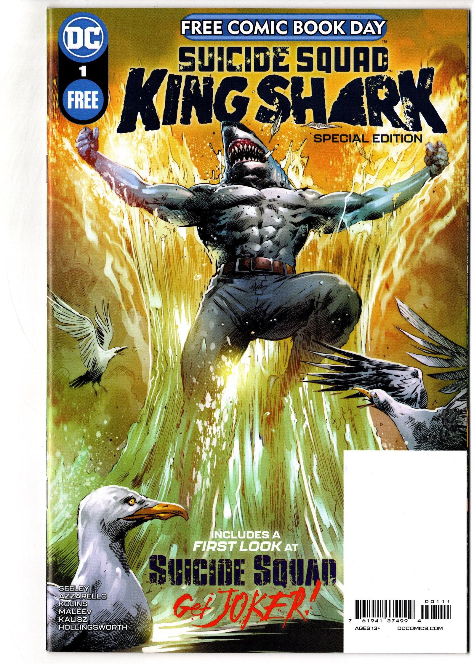 Suicide Squad: King Shark FCBD Special (2021): Suicide Squad: King Shark FCBD Special (2021) featuring King Shark and preview material tied to DCs modern Suicide Squad stories. Released during the height of renewed interest in the Suicide Squad