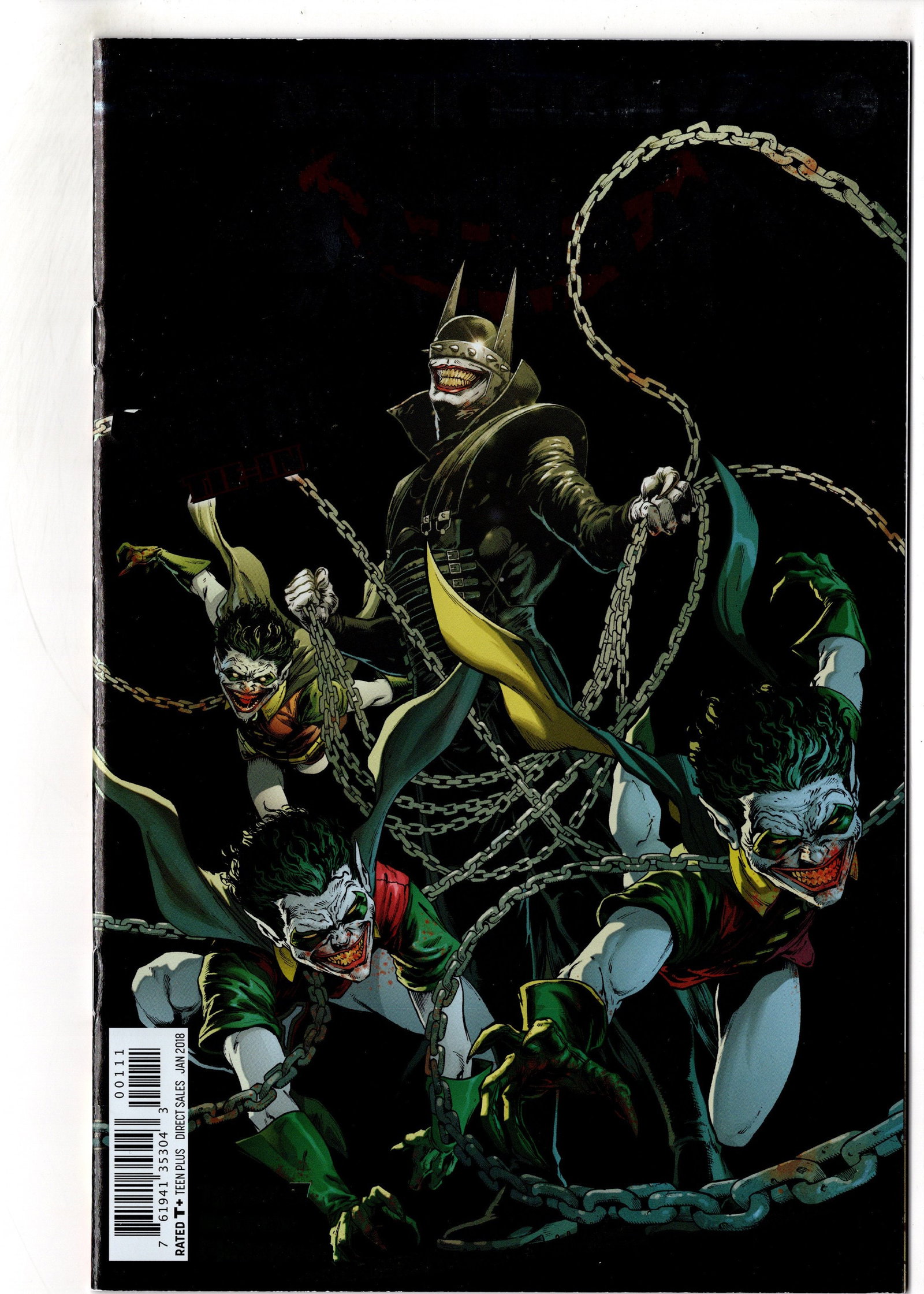 Batman Who Laughs #1 Variant Cover: Batman Who Laughs #1 Variant Cover First issue of the popular Batman Who Laughs mini-series featuring one of DCs breakout modern villains. This variant edition showcases striking cover artwork and rem