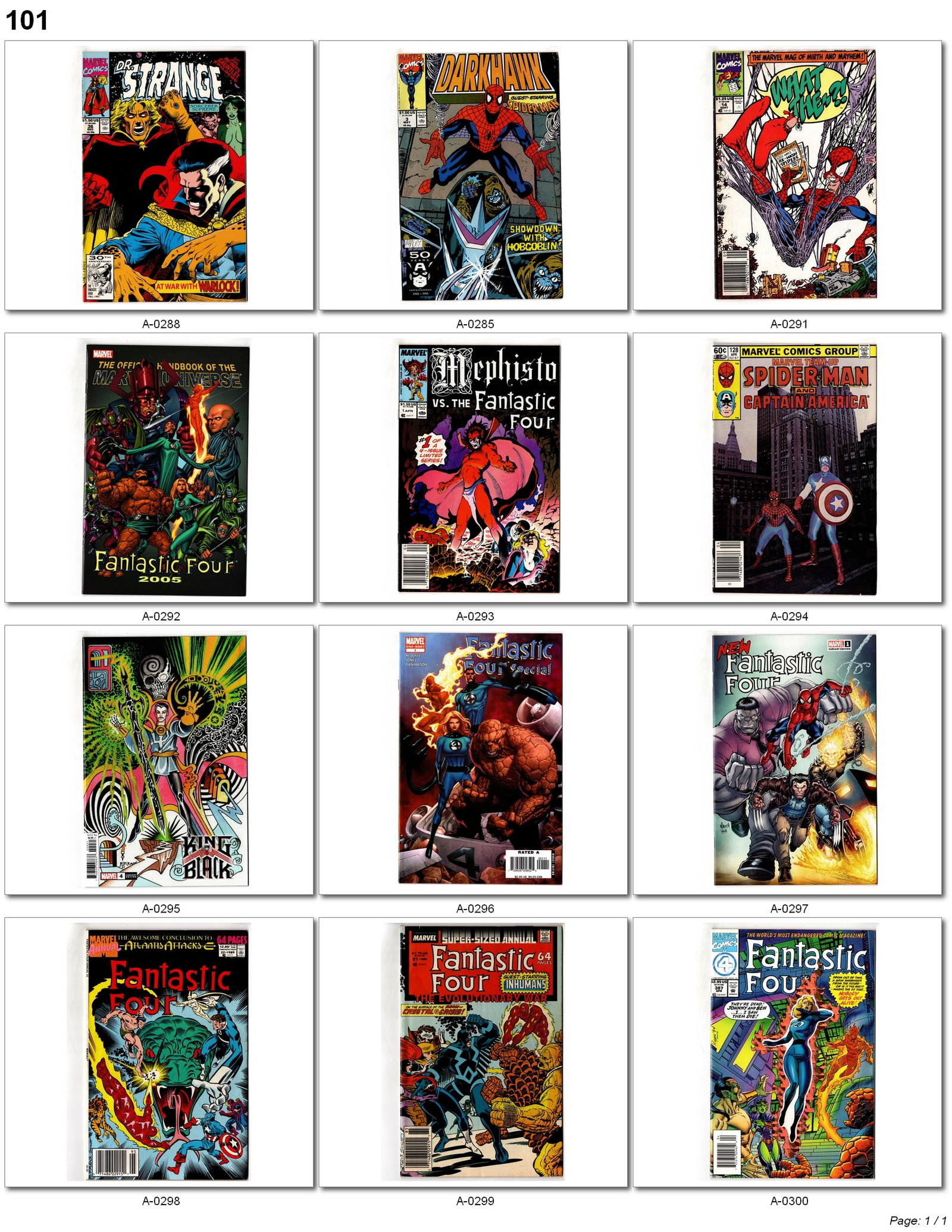 Marvel Mixed Hero Comic Lot (1 of 1)