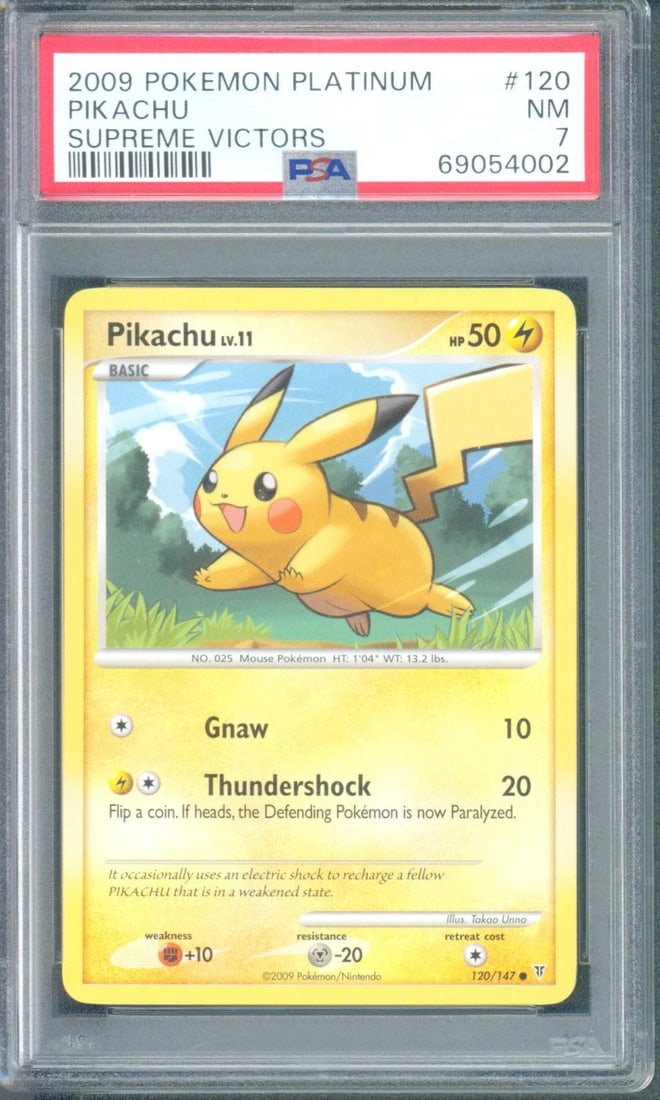 Pikachu #120 (Supreme Victors, 2009) PSA 7 (1 of 1)
