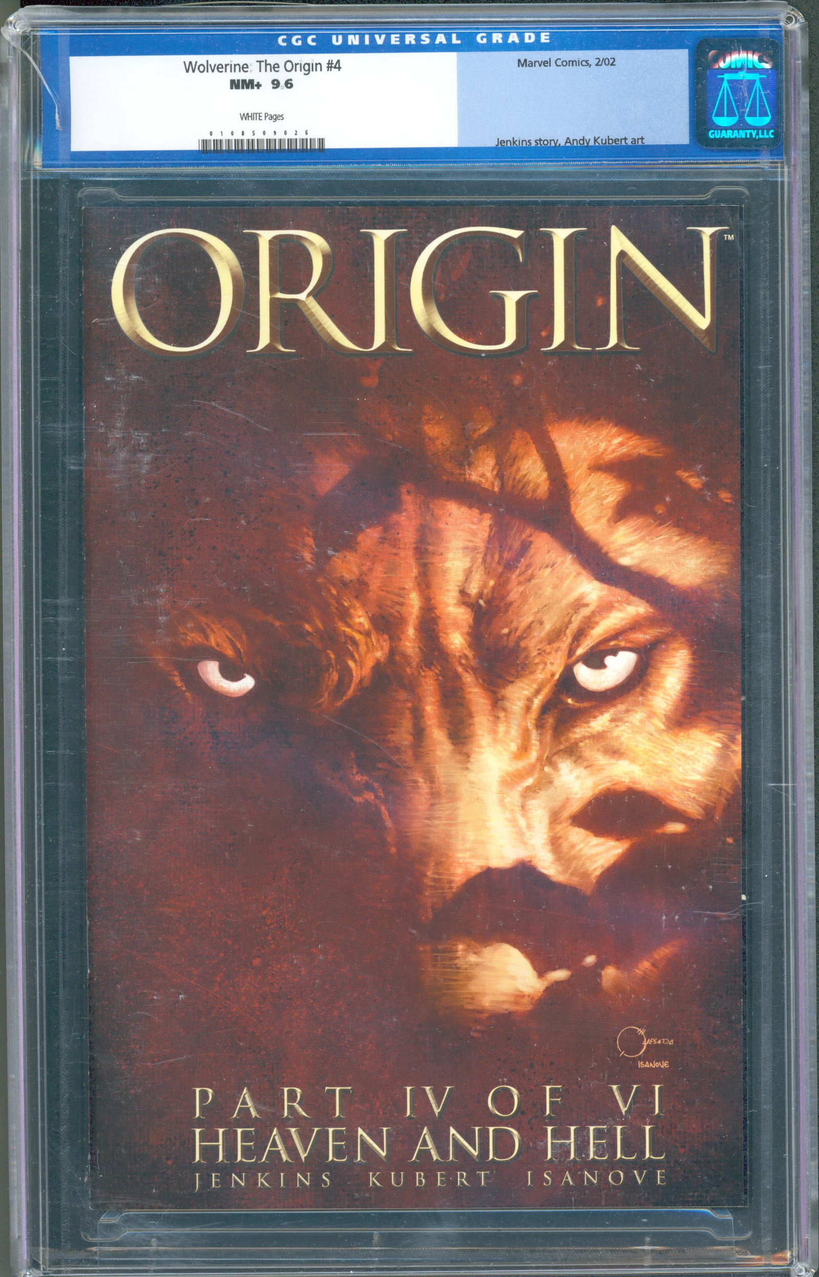 Wolverine: The Origin #4 (Marvel, 2002) CGC 9.6 (1 of 1)