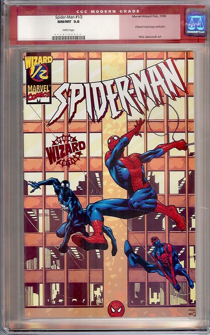 Spider-Man #1/2 (Marvel/Wizard, 1998) CGC 9.8 (1 of 1)