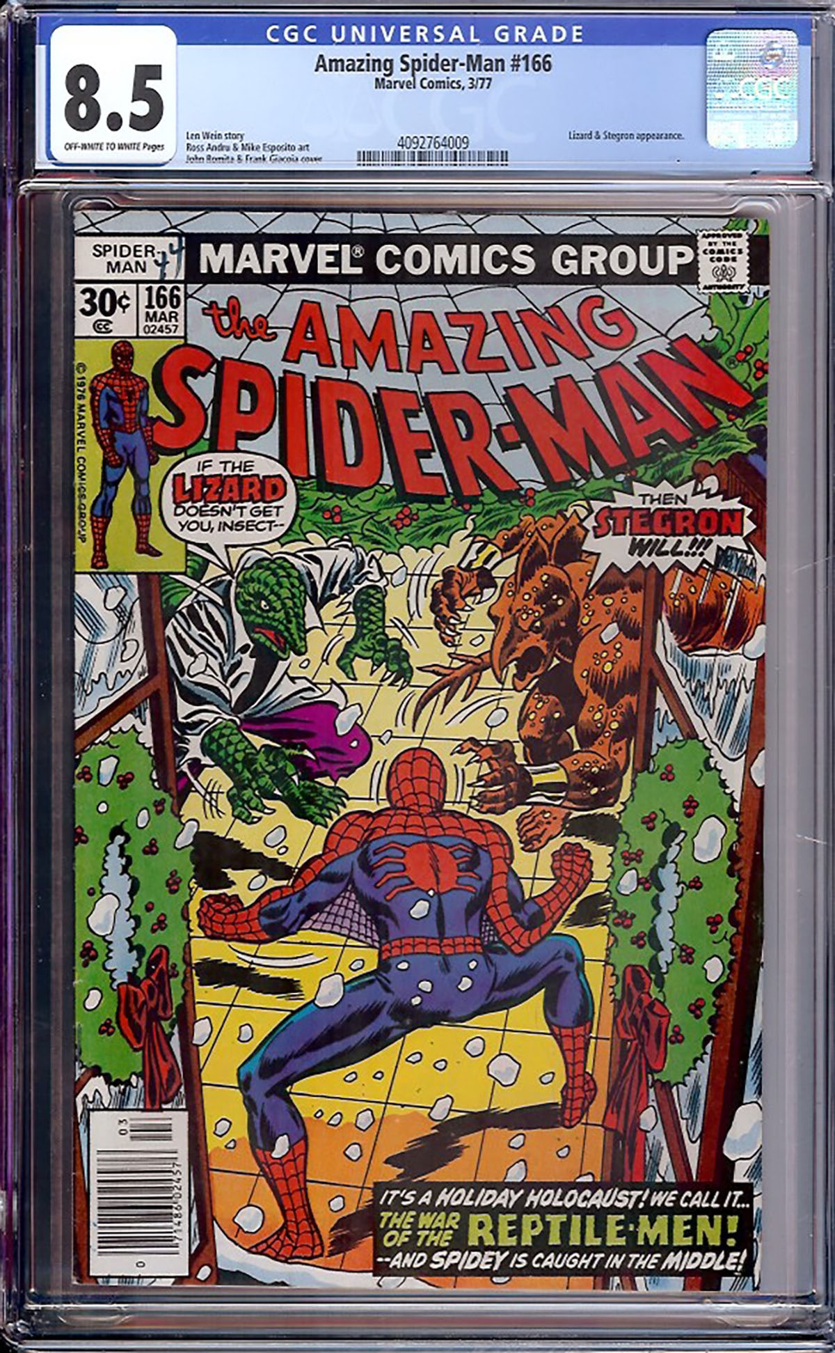 Amazing Spider-Man #166 (Marvel) CGC 8.5 (1 of 1)