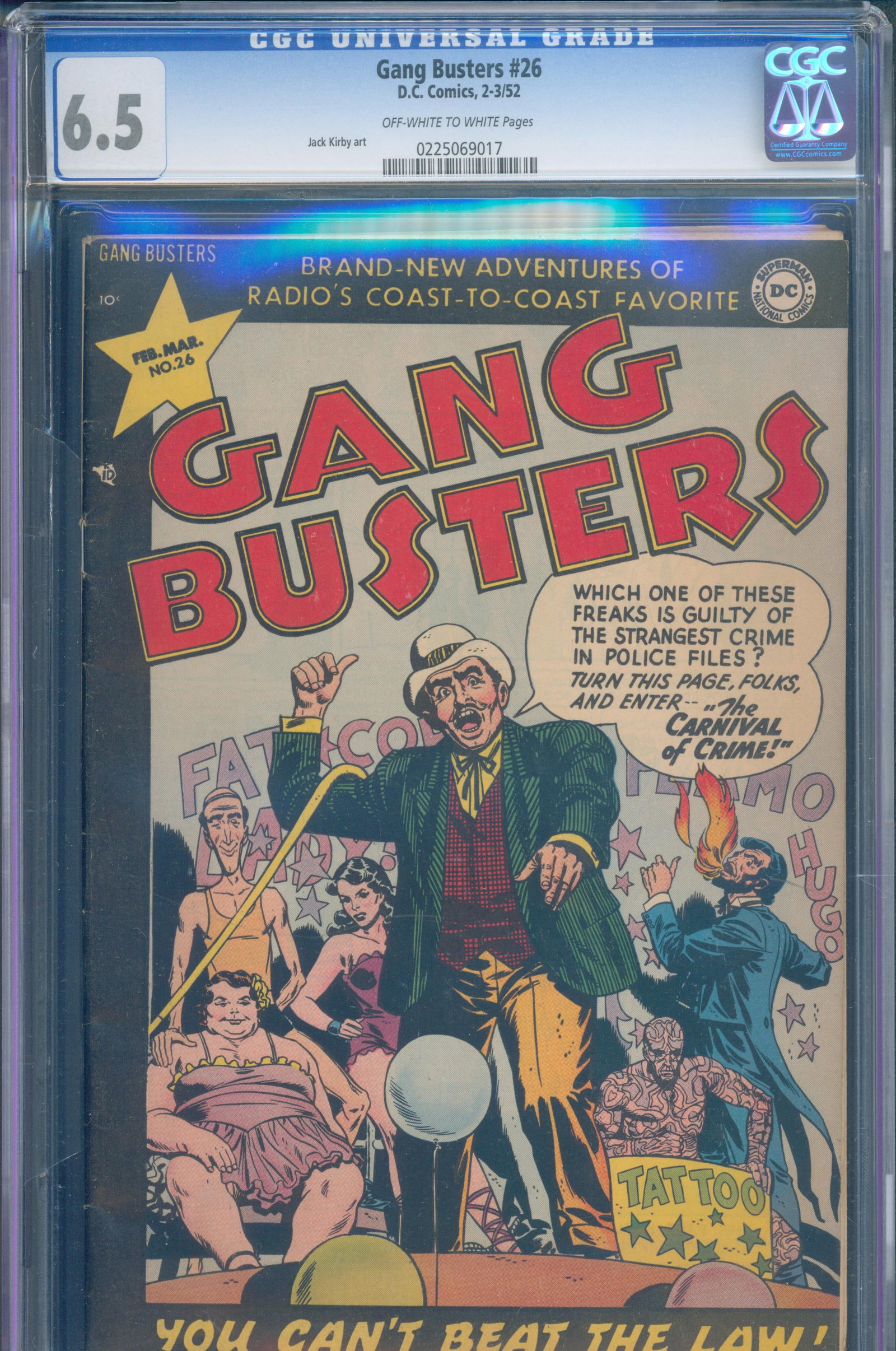 Gang Busters #26 (DC, 1952) CGC 6.5 (1 of 1)