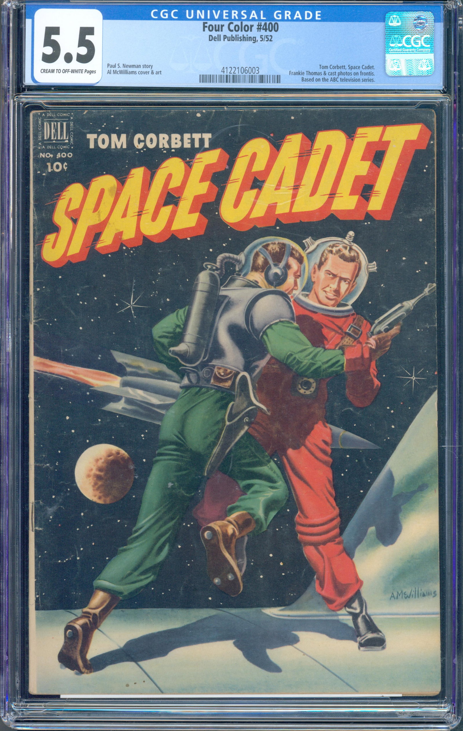 Four Color #400 Tom Corbett, Space Cadet (Dell, 1952) CGC 5.5 (1 of 1)