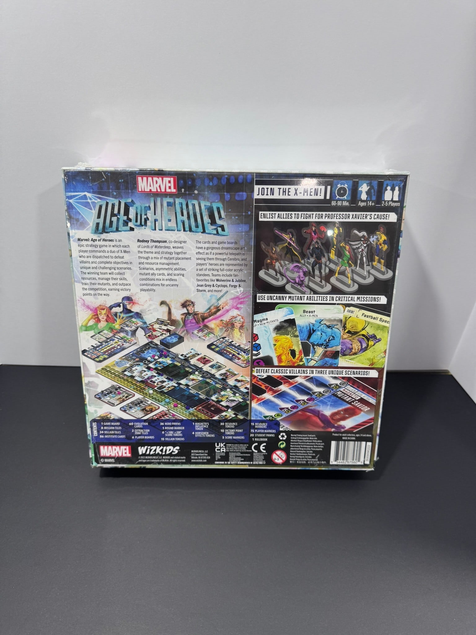 Marvel Age of Heroes Board Game (WizKids, 2023) Sealed - 2