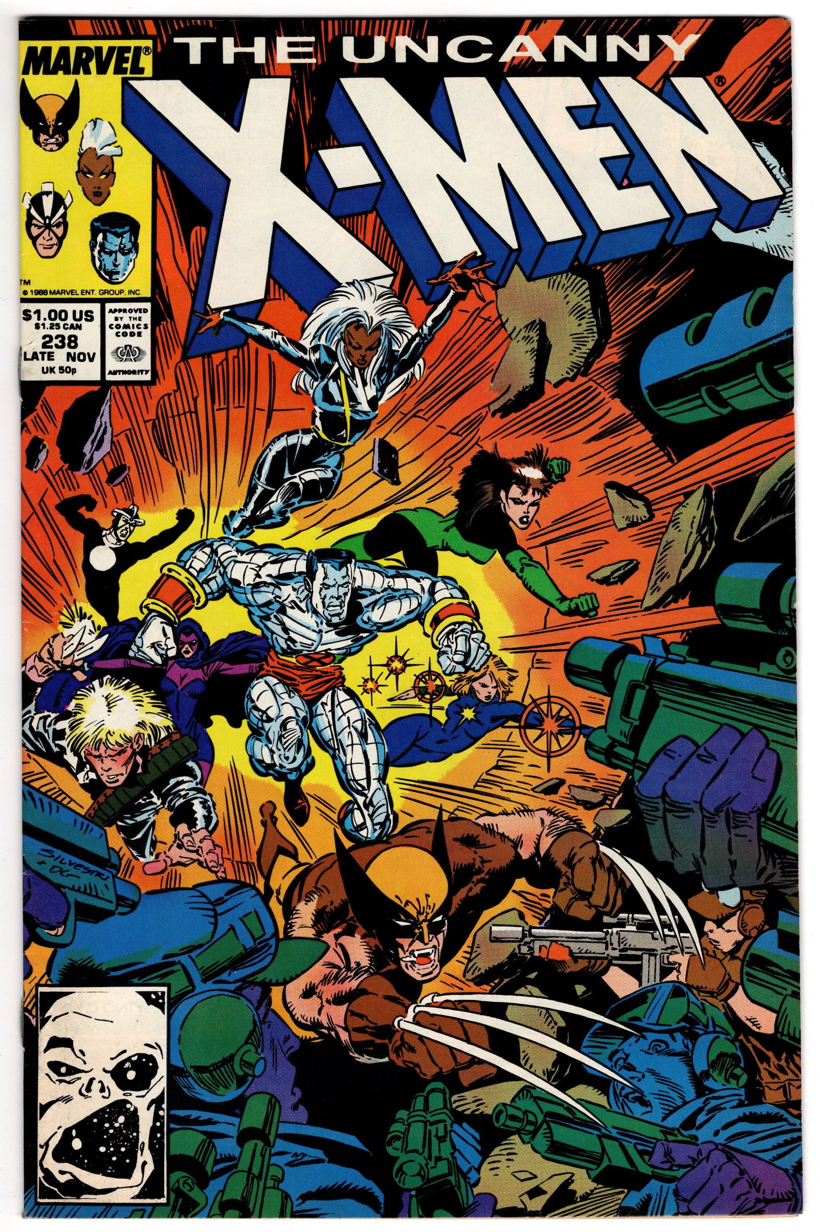 The Uncanny X-Men #238 (Marvel, 1988): Published in November 1988, The Uncanny X-Men #238 is best known for featuring the first full appearance and origin of the Goblin Queen, Madelyne Pryor's transformation into one of the X-Men's most fo