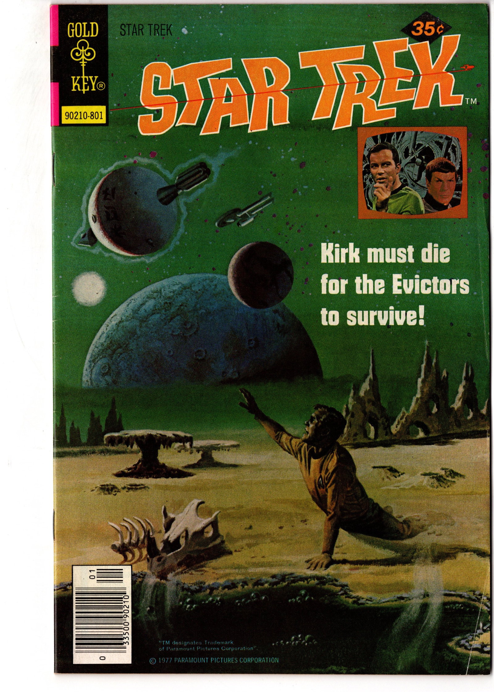 Star Trek #50 (Gold Key, 1978): Star Trek #50 published by Gold Key Comics in 1978, featuring an adaptation inspired by the classic television series. Please review all photos carefully to determine the condition, completeness,