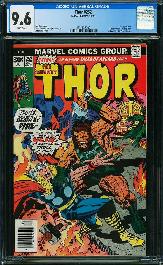 Thor #252 (Marvel, 1976) CGC 9.6 – Second Highest Graded (1 of 1)