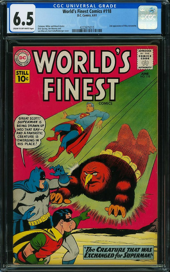 World's Finest Comics #118 (DC, 1961) CGC 6.5 (1 of 1)