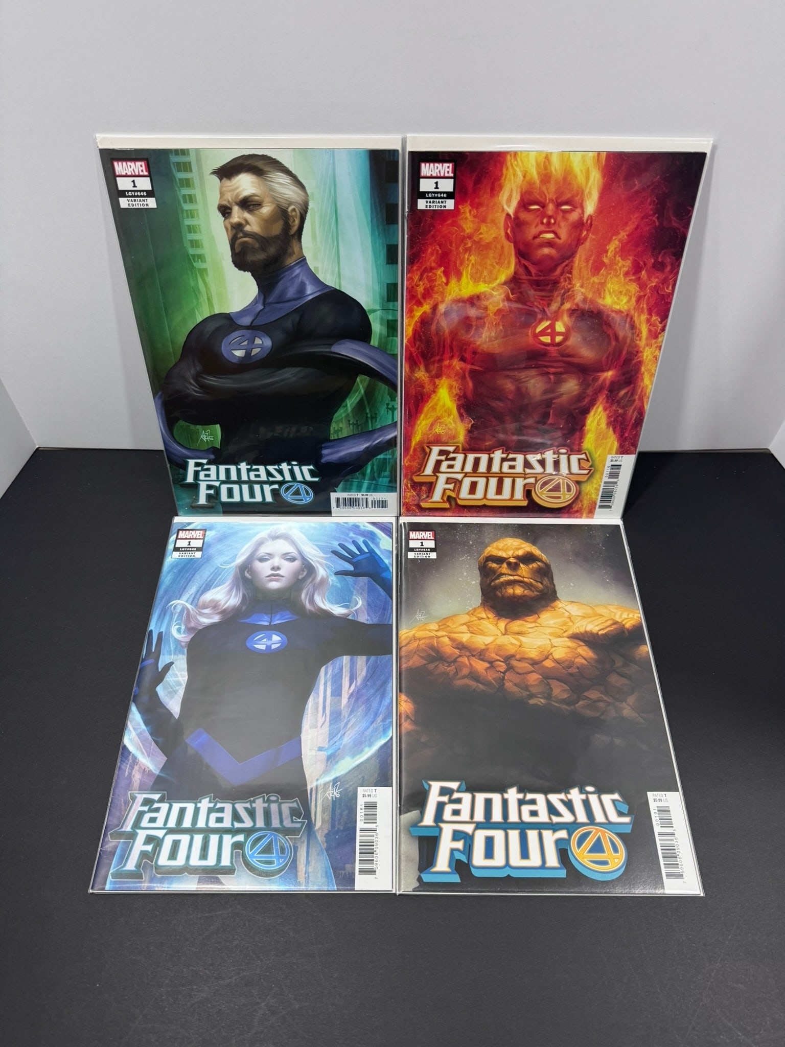 Fantastic Four #1 (2025 Marvel) Alex Ross Timeless Variant Set of 4 (1 of 1)