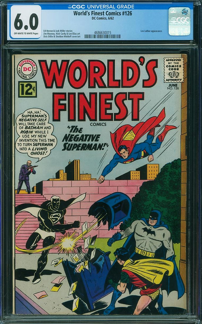 World's Finest Comics #126 (DC, 1962) CGC 6.0 (1 of 1)