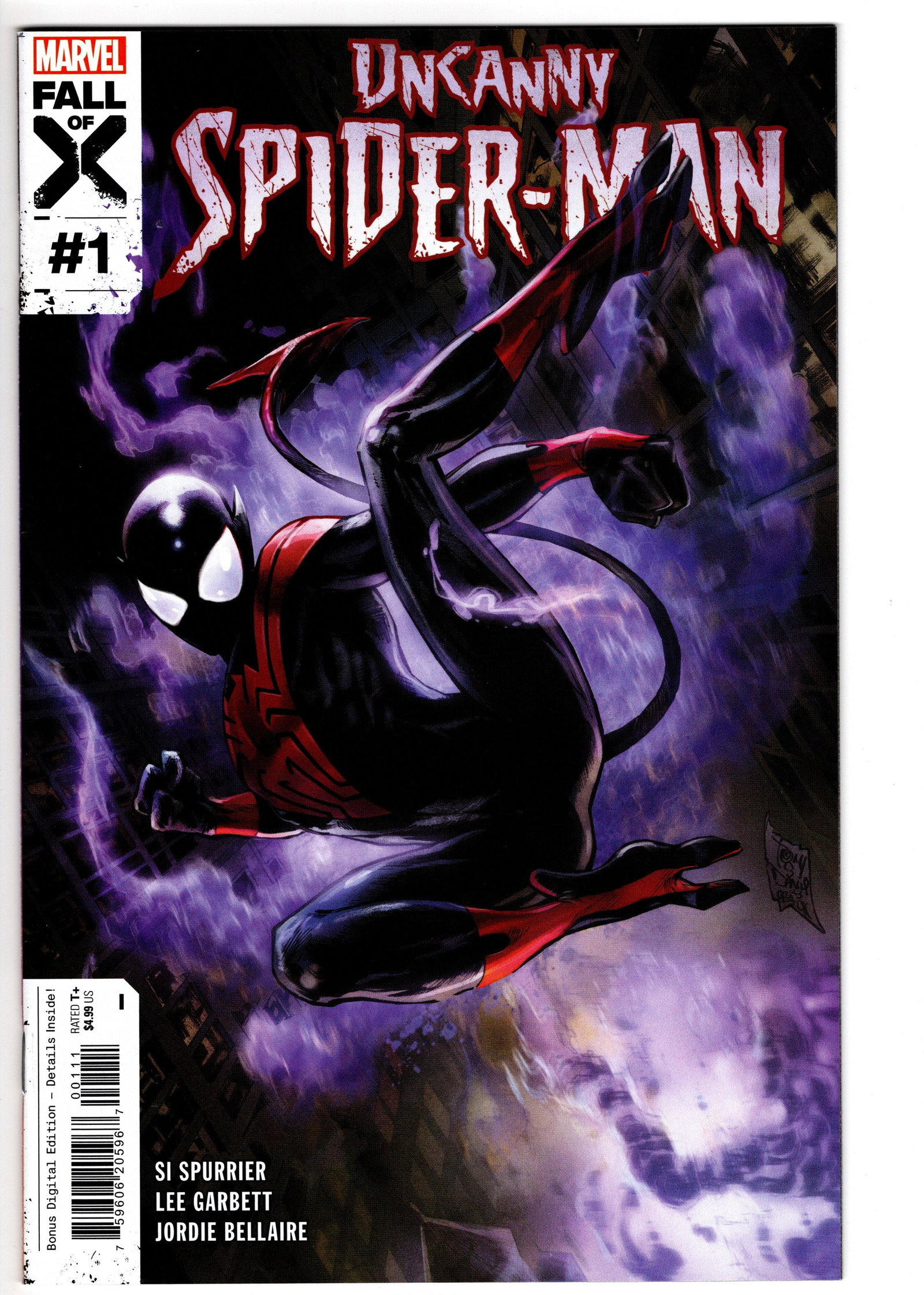 Uncanny Spider-Man #1 (Marvel, 2023): Uncanny Spider-Man #1 marks one of the most talked-about launches of Marvel's Fall of X era, introducing Nightcrawler in the role of Spider-Man as Kurt Wagner adopts a new identity while mutantkind