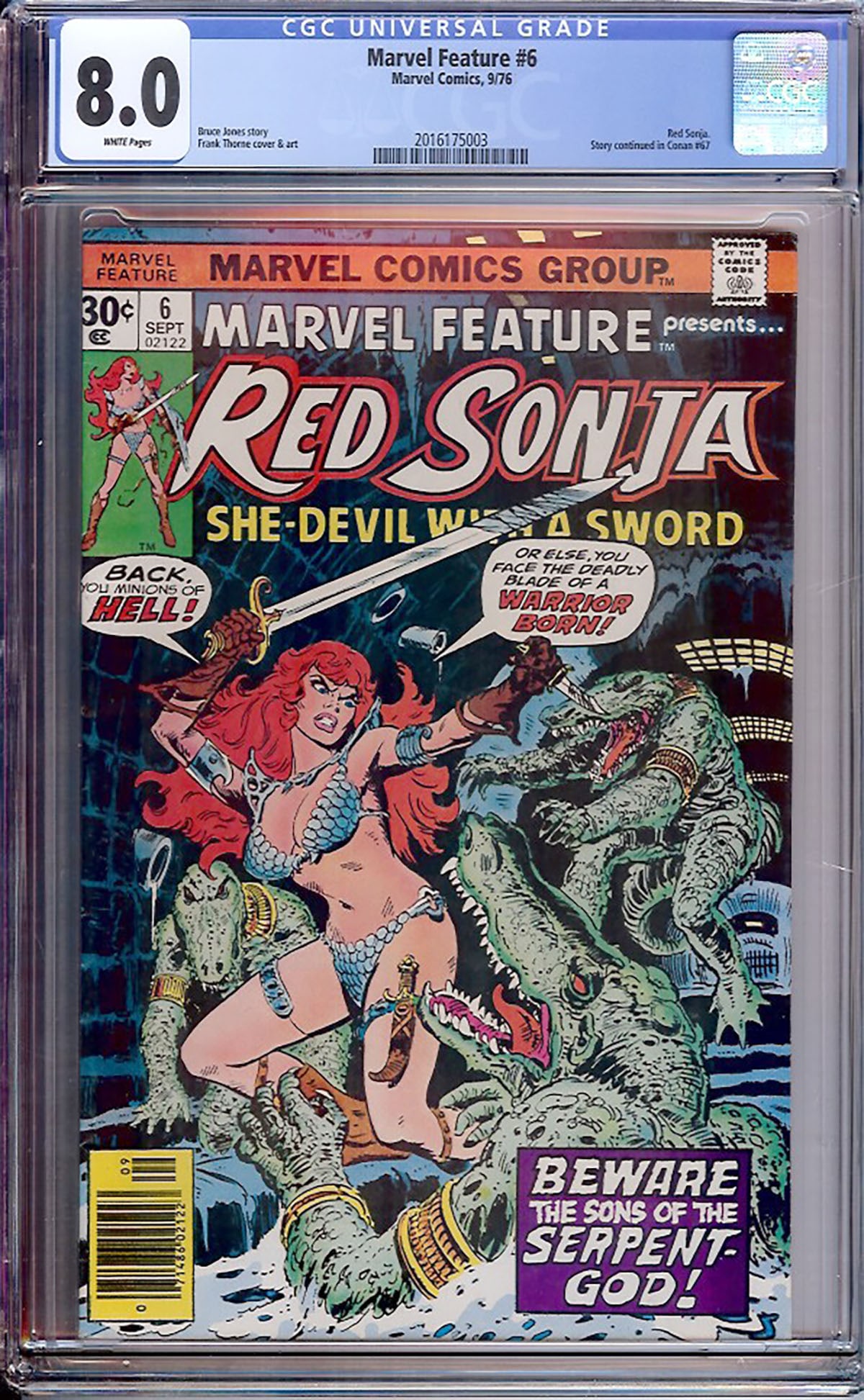 Marvel Feature #6 (Marvel, 1976) CGC 8.0 (1 of 1)