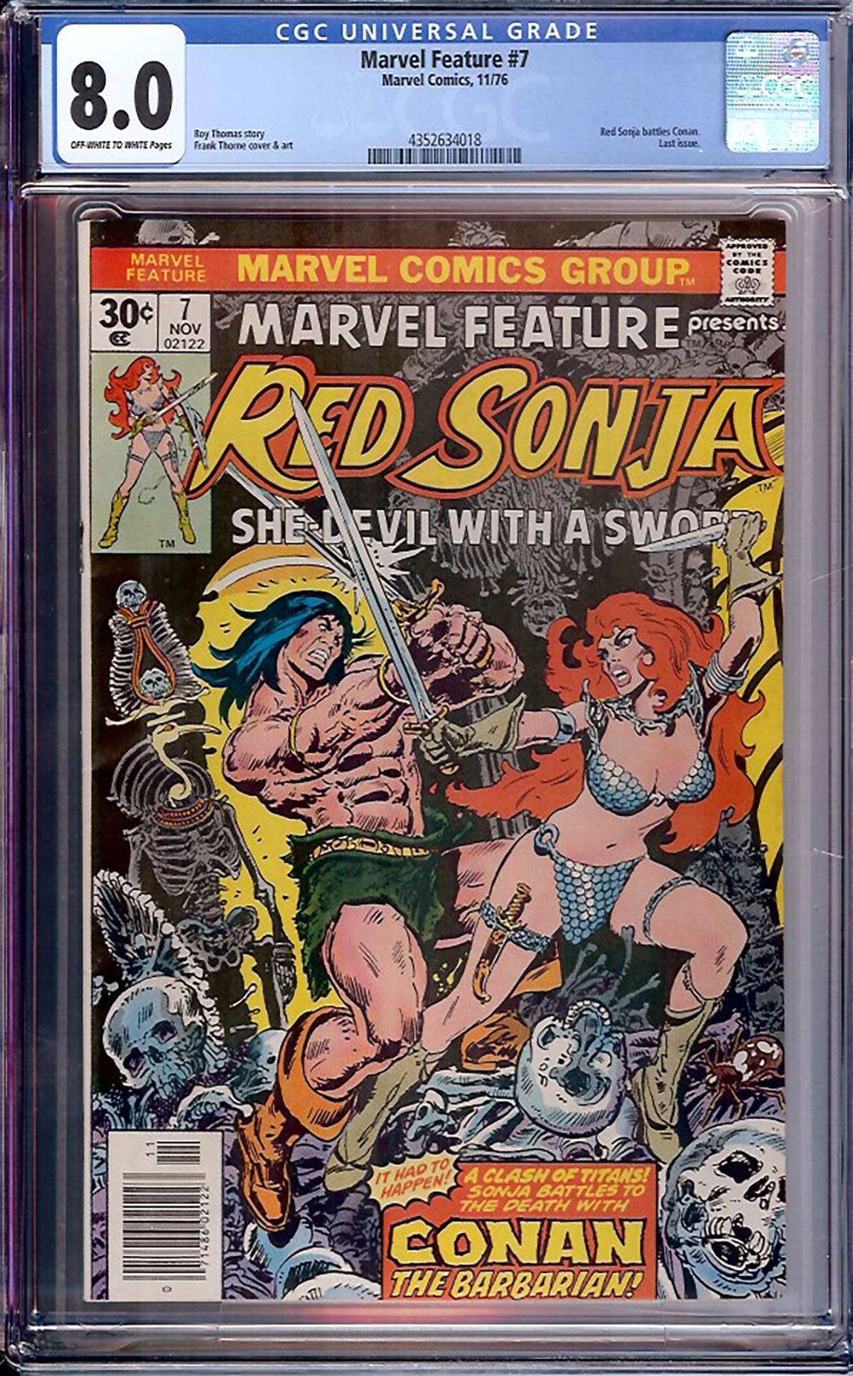 Marvel Feature #7 (Marvel, 1976) CGC 8.0 (1 of 1)