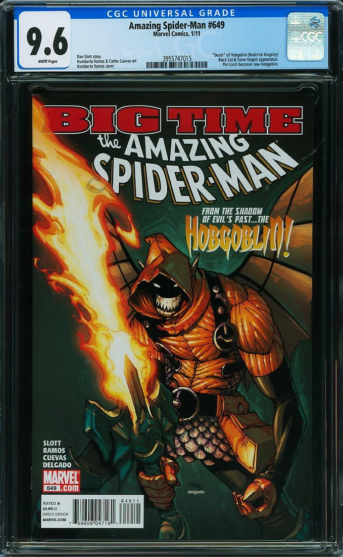 Amazing Spider-Man #649 (Marvel, 2011) CGC 9.6 (1 of 1)