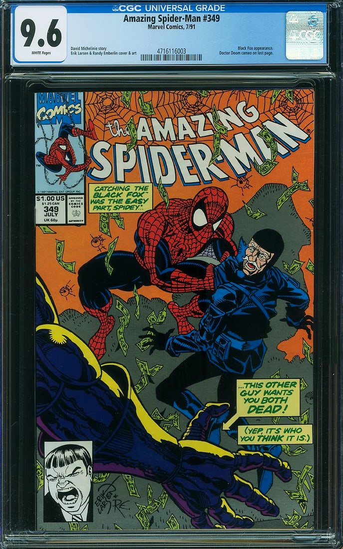 Amazing Spider-Man #349 (Marvel, 1991) CGC 9.6 (1 of 1)