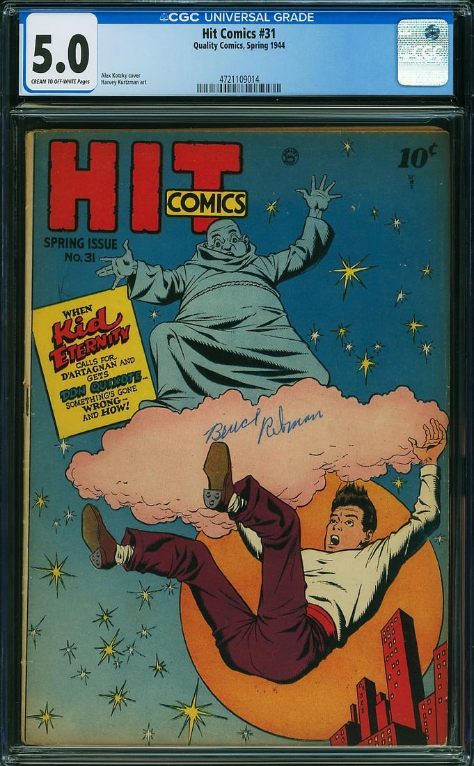 Hit Comics #31 (Quality Comics, Spring 1944) CGC 5.0 (1 of 1)