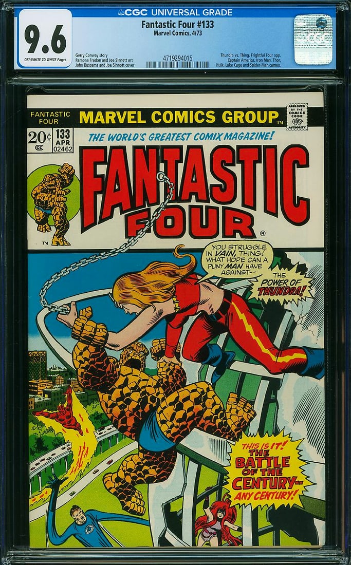Fantastic Four #133 (Marvel, 1973) CGC 9.6 (1 of 1)