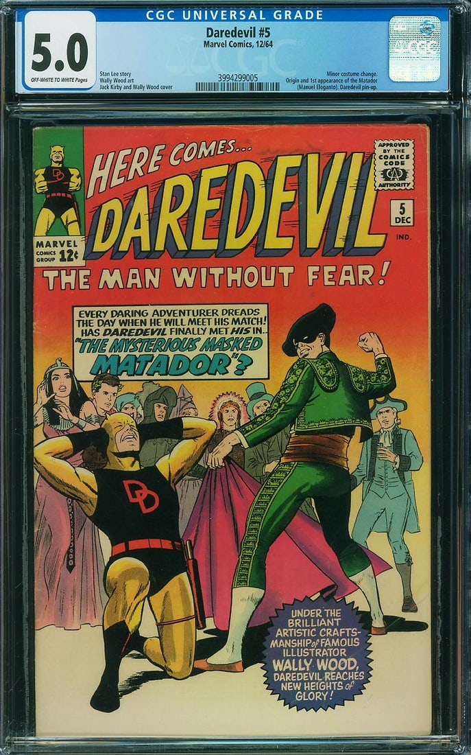 Daredevil #5 (Marvel, 1964) CGC 5.0 (1 of 1)