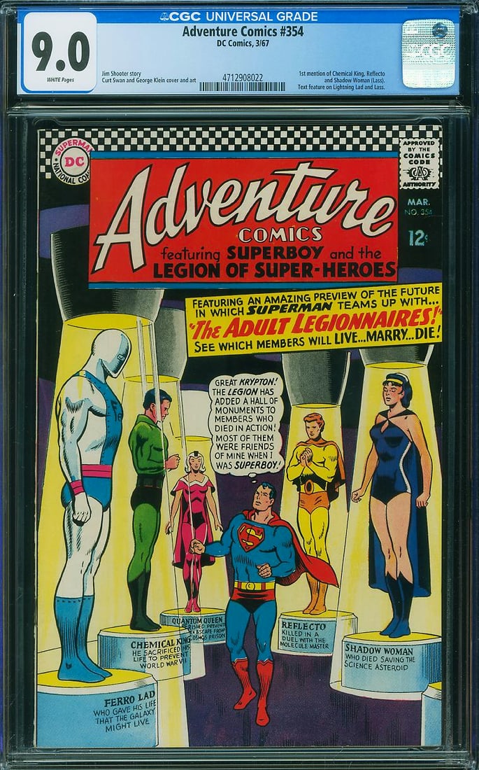 Adventure Comics #354 (DC, 1967) CGC 9.0 (1 of 1)