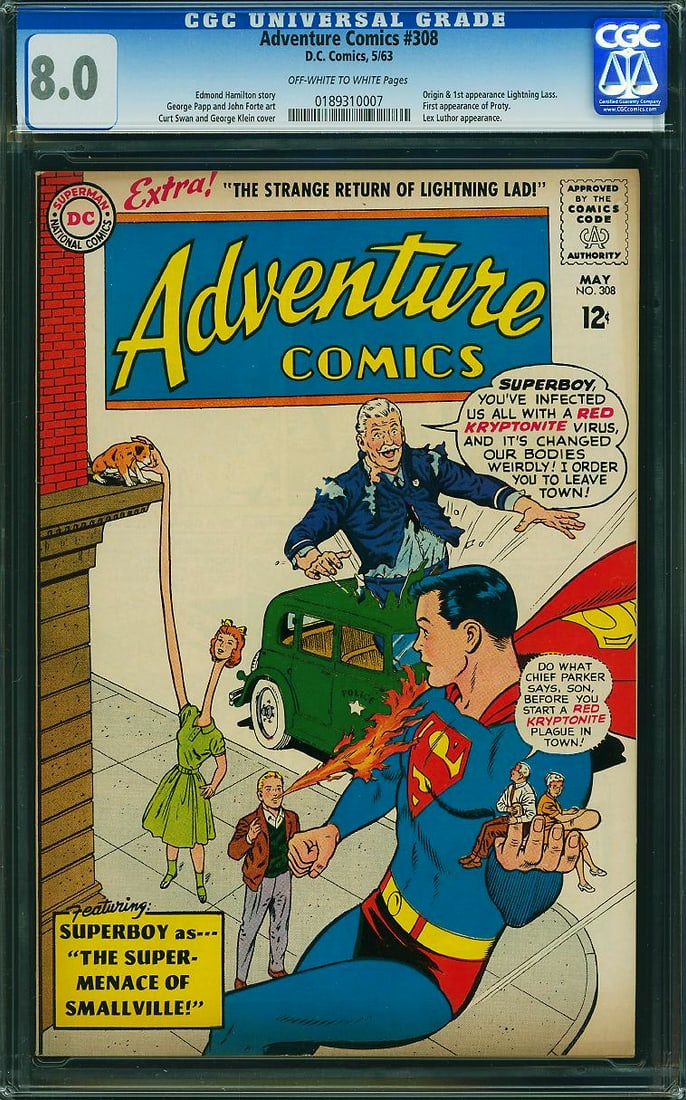 Adventure Comics #308 (DC, 1963) CGC 8.0 (1 of 1)