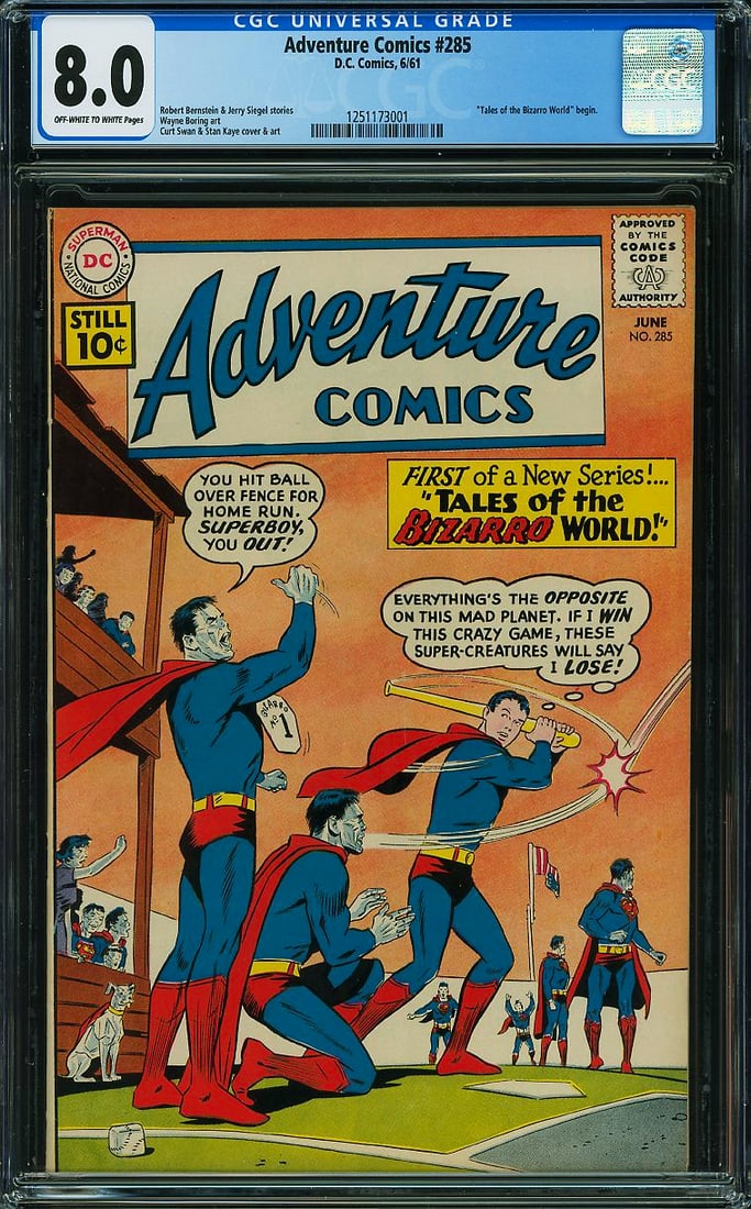 Adventure Comics #285 (DC, 1961) CGC 8.0 (1 of 1)