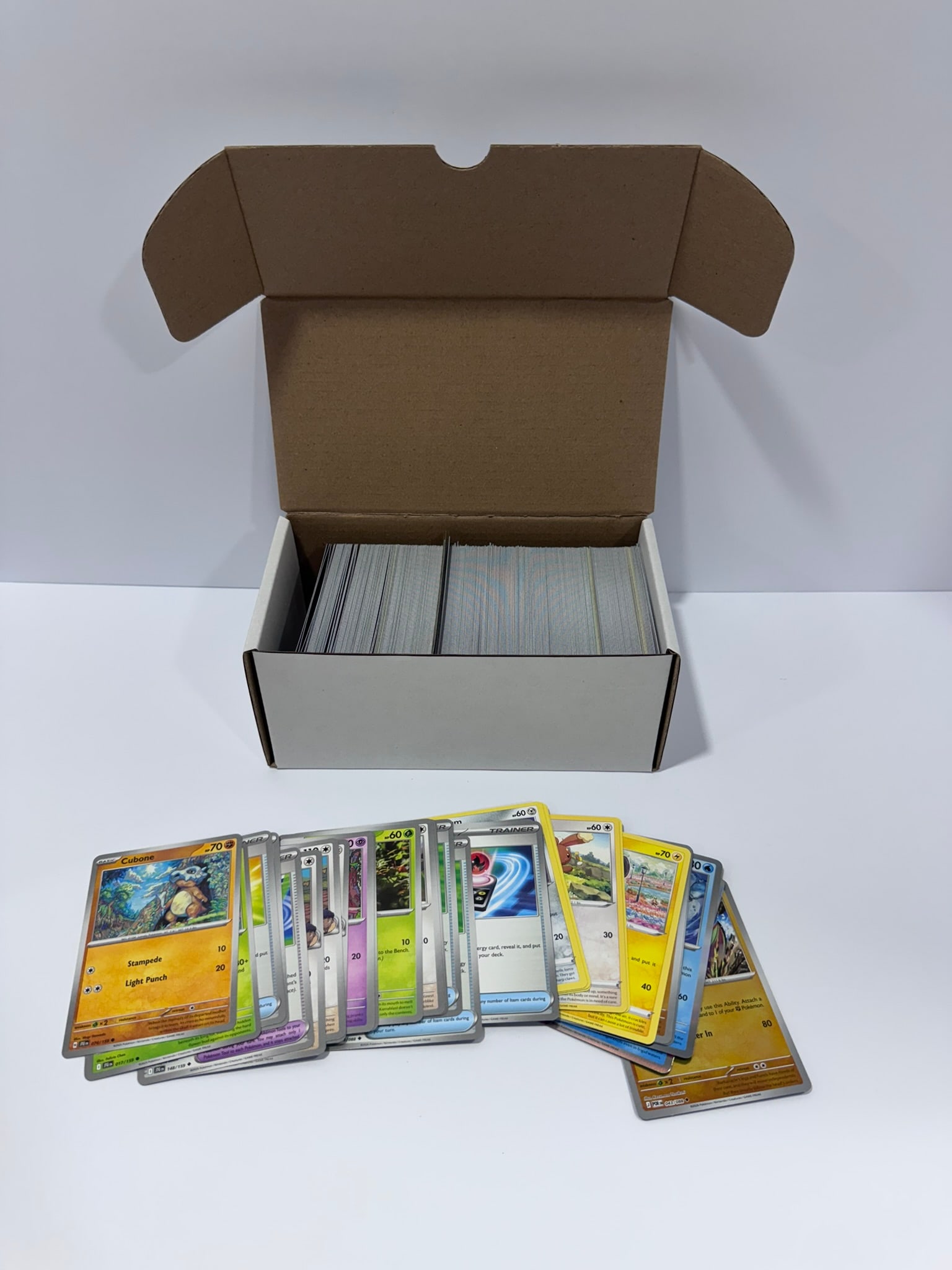 Pokémon TCG Mixed Bulk Lot 500+ Cards TWM, SSP, Pokémon GO & More NM: Approx. 500+ Pokémon TCG cards from a variety of modern expansions, including Twilight Masquerade (TWM), Paradox Rift (PAR), Journey Together (JTG), Pokémon GO, Surging Sparks (SSP), and oth