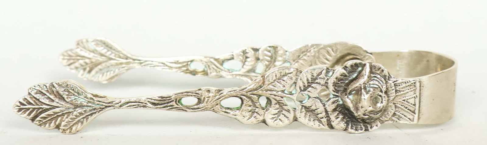 Antique Sterling Silver Sugar Cube Tongs Great! (1 of 4)