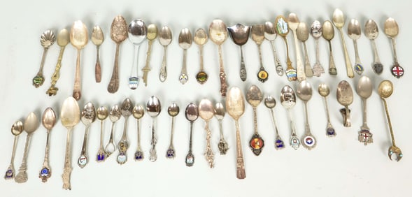 Amazing Antique Collector Spoon Collection. Incredible Selection of Spoons from Around the World!