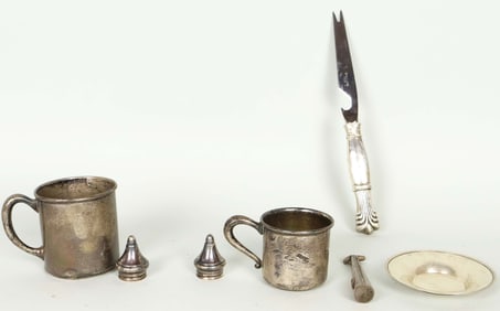 Vintage Sterling Silver Lot 202 grams