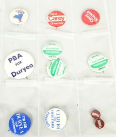 Vintage Political Pin Backs Very Rare Great Collection #4