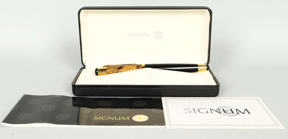 Rare Signum Nova Python Skin Pen Mint Condition with Original Inner and Outer Boxes and Papers!