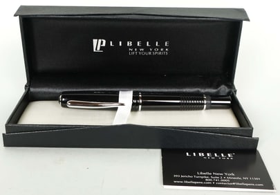 Libelle New York Siena T-107 Rollerball Nero with Box and Papers Unused!