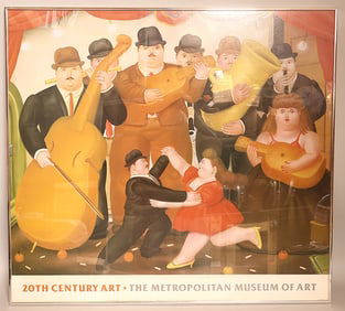 Original Vintage Poster From Metropolitan Museum of Art Featuring 20th Century Works.