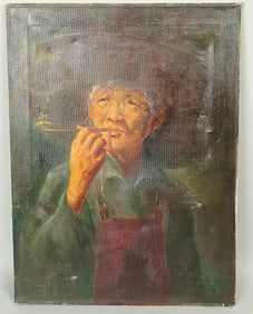 Acrylic on Canvas, Very Vintage Piece. Signature Illegible.