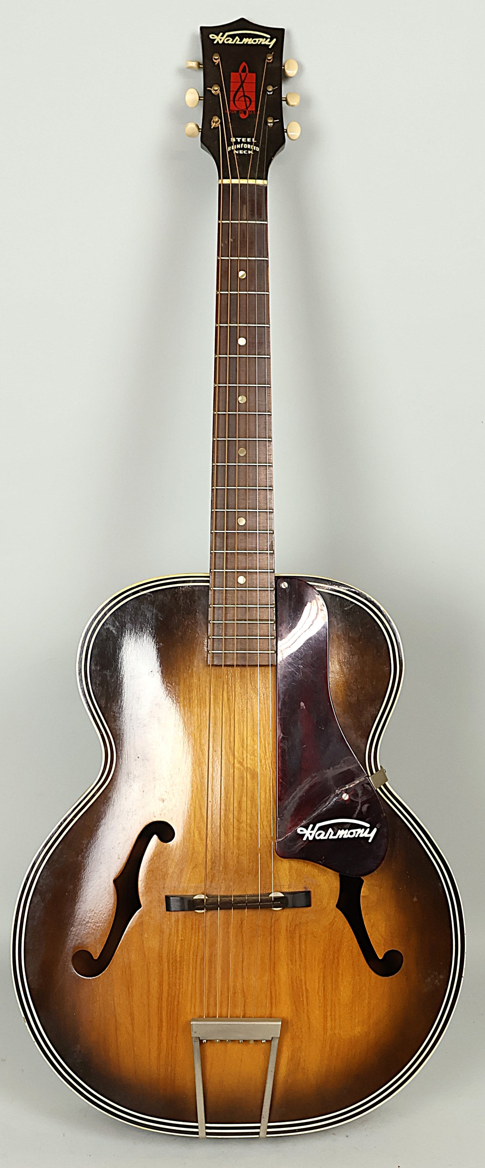 Beautiful Harmony H1213 Archtop Guitar Made in USA. Set-up and Plays Great! (1 of 12)