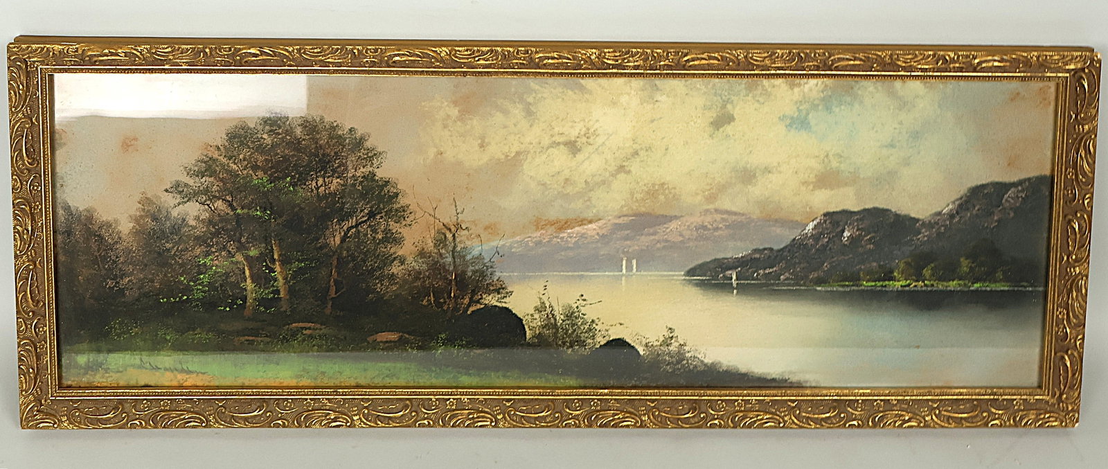 An Amazing Antique Water Color. Spectacular Piece!: An Amazing Antique Water Color. Spectacular Piece! Can't decipher the signature but it is a very finely executed piece most likely by a notable artist. Good condition. Picture is 30" x 9.5" & Frame is