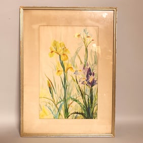 Beautiful Water Color Signed in Lower Right Corner. 1961.