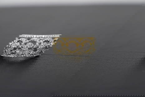 14K Yellow Gold Diamond Fashion Band: 14K Yellow Gold Diamond Fashion Band. Approximately 1.0 total diamond weight