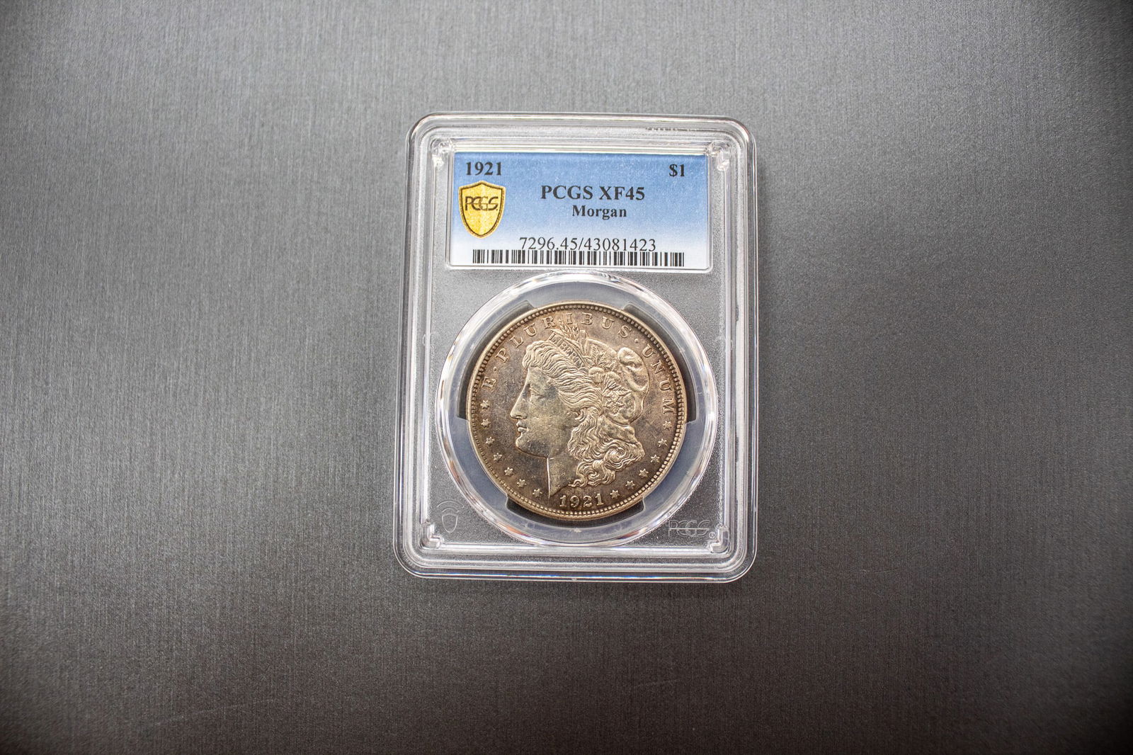 1921 Morgan Silver Dollar Coin, PCGS XF 45 (1 of 7)