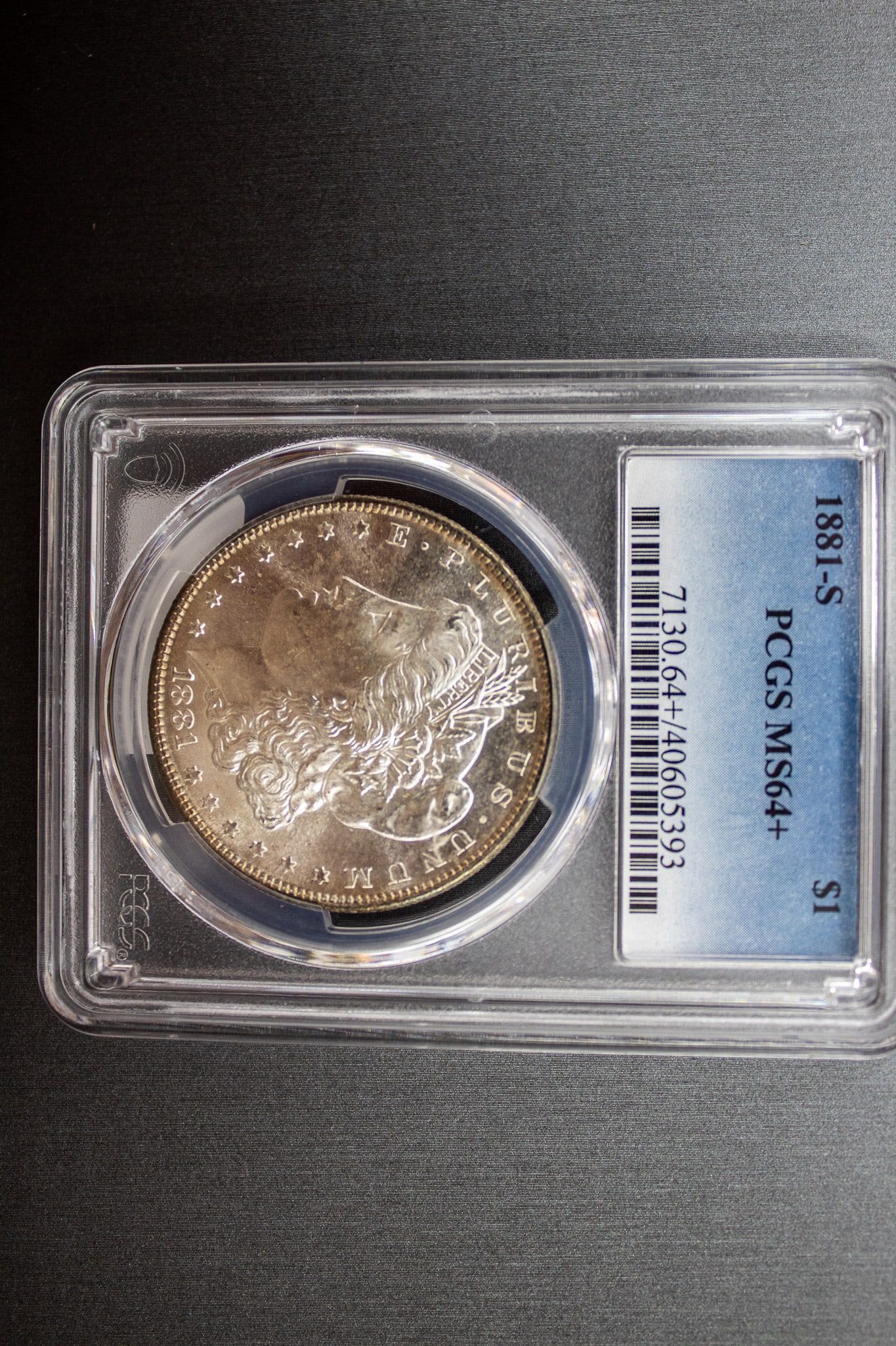 1881 Silver Dollar Coin, PCGS MS 64+ (1 of 5)